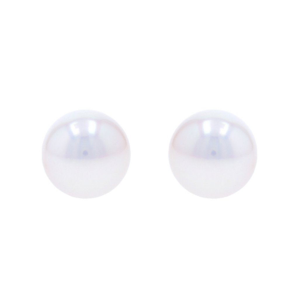 Mikimoto Akoya Pearl Stud Earrings - Yellow Gold 18k